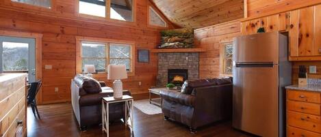 Gorgeous Hardwoods Throughout This Awesome Cabin!