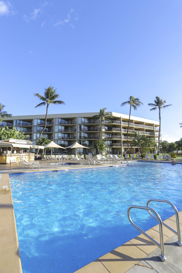 Enjoy soaking in the sun and relaxing in the refreshing pool