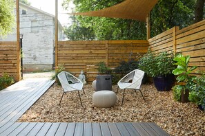 Unwind on one of the outdoor sofas.