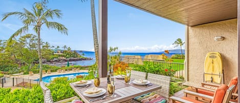 Napili Point Resort above the Honokeana Bay offers amazing ocean views, turtles, and a well appointed 2 bedroom 2 bath condo.