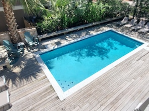 Sunny Pool Deck at 5 Dogwood Lane