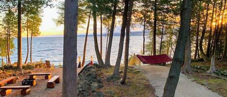 Lay in the hammock or make a fit and enjoy the views!!