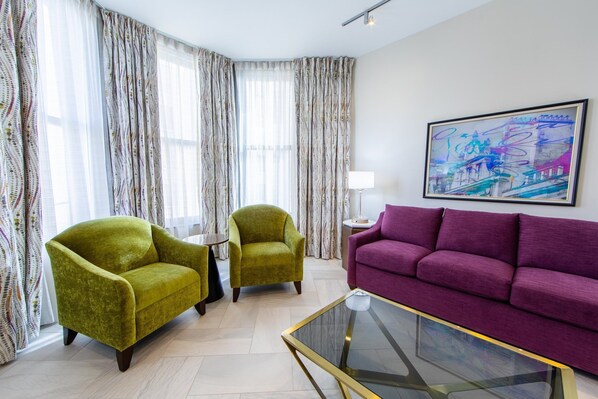 You'll love our bright and open living area, perfect for relaxing after a great day.