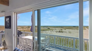 Wonderful views of Cape Cod Bay and Provincetown from the cottage