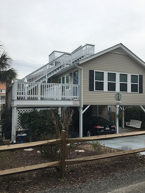 Outside View of Home and Deck