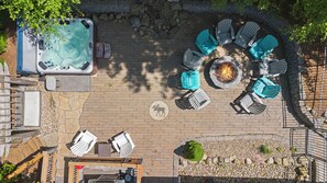 Gathering around the Moose House's firepit is a real treat!