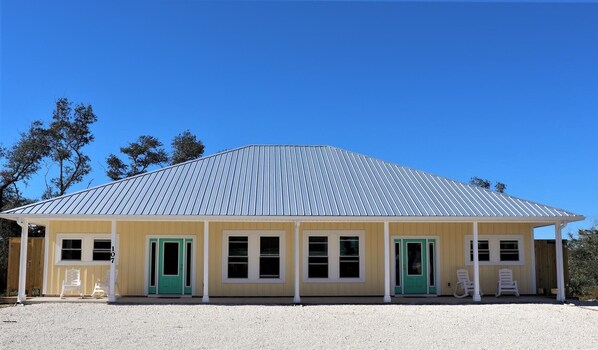 Street view of this property featuring unit A and B.