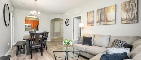 Living Room and Dining Table