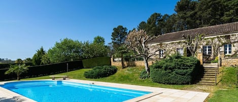 Schwimmbad des Ferienhauses