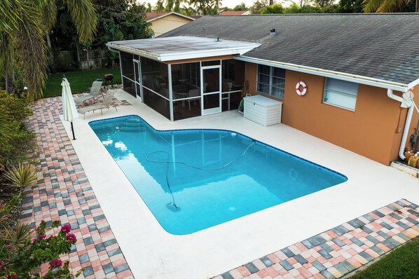 Backyard / Pool Area