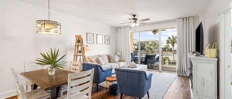 Dining Table and living area!