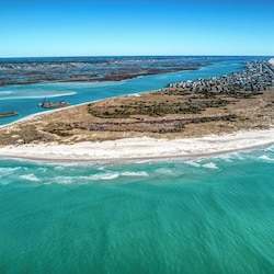The Point of Topsail Island. We are the last row of houses on protected lands.