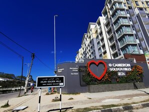 Fassade der Unterkunft