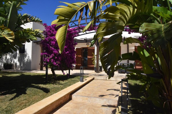 View towards the apartment
