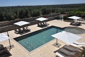 The swimming pool area