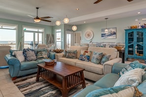 Living Room Dauphin Island Beach House