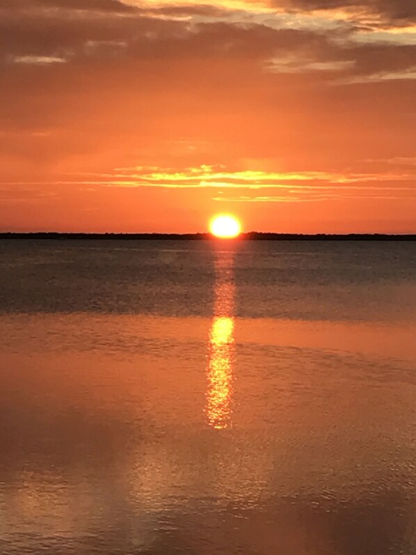 Beautiful sunsets from the dock
