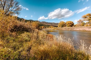 Animas River only a few feet from the font door