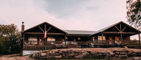 Picture of Cabin C + D facing the river taken by a previous guest