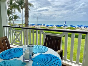 Enjoy the best views of Grace Bay right from your private balcony.