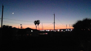 Beautiful sunsets on the front deck