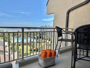Balcony Shared by Primary Suite and Living Area