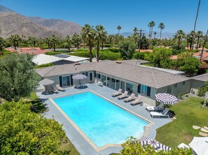 Aerial pool views
