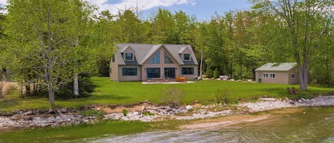 View of property.  600 feet of private shoreline
