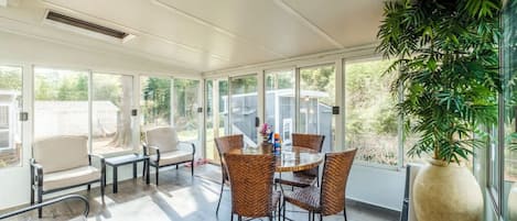 elevated 4 season sunroom