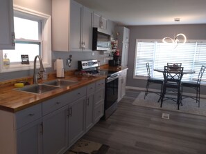 Large galley kitchen