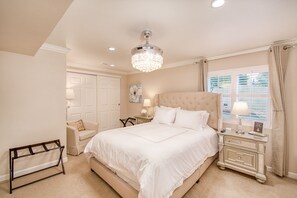 All three bedrooms have a queen size bed with luxurious hotel style bedding.