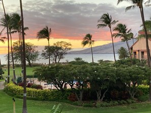 Sunset view from lania