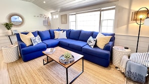 Huge sectional in living room!