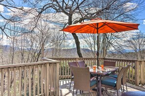 Private Deck | Seasonal Mountain Views