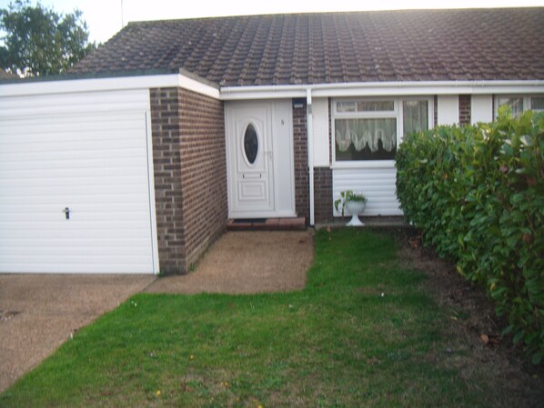 Front of property - driveway for use by guests