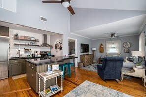 Open concept kitchen