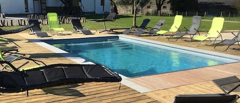 Schwimmbad des Ferienhauses