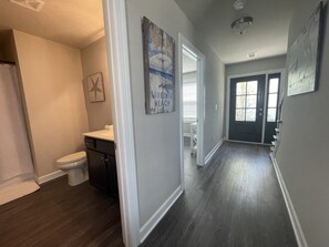 1st floor with bedroom #1 and full bathroom