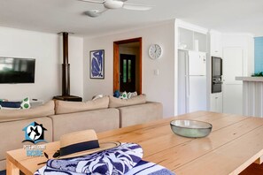 open plan living, dining kitchen area 