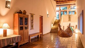 The main level of the house
