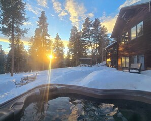 Hot tub after a long day❤️