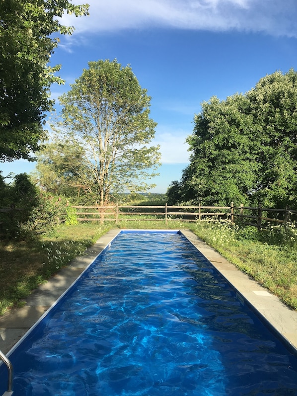 Secluded 55' lap pool