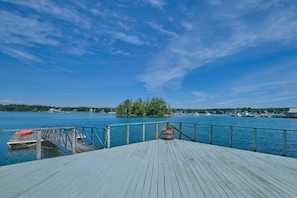 Large deck & dock