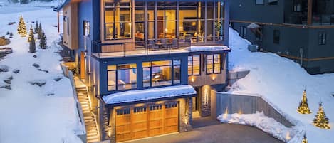 Mountain Modern Design with heated, multi-vehicle driveway
