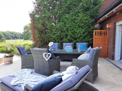 Einfach relaxen und gemütlich zusammen sitzen.