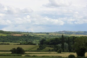 Vue depuis le jardin du gîte