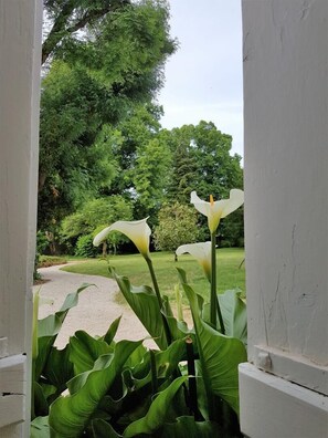 Blick von der Unterkunft