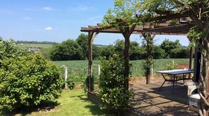 Dining area at back of house