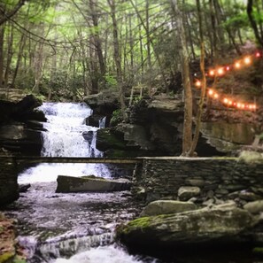 Waterfall & Patio