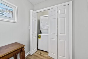 Never underestimate the convenience of a washer & dryer in your unit.